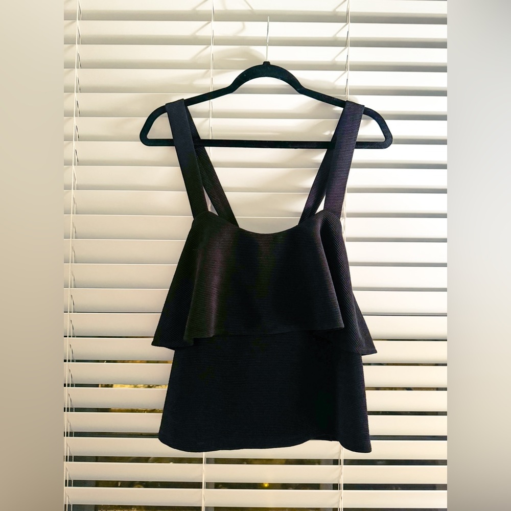 Madewell Texture & Thread Tiered Tank Top